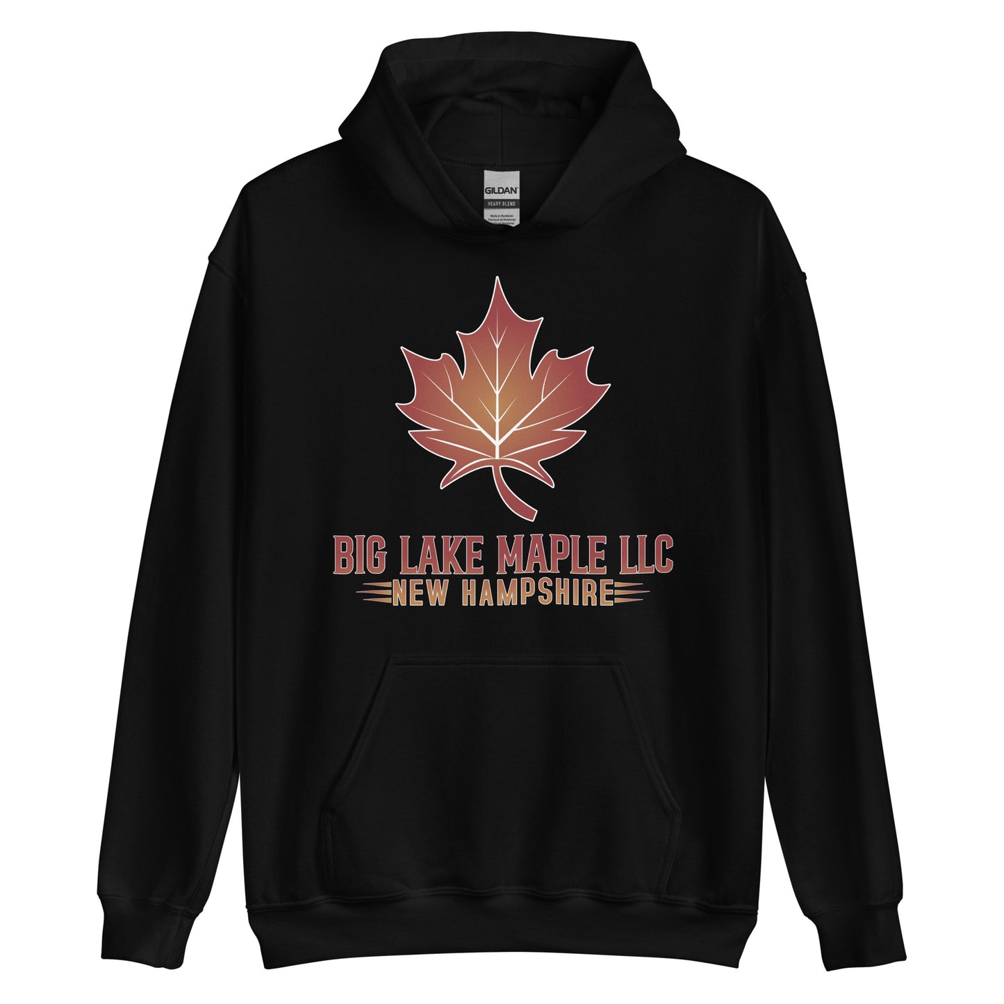 Unisex Hoodie- Red Maple