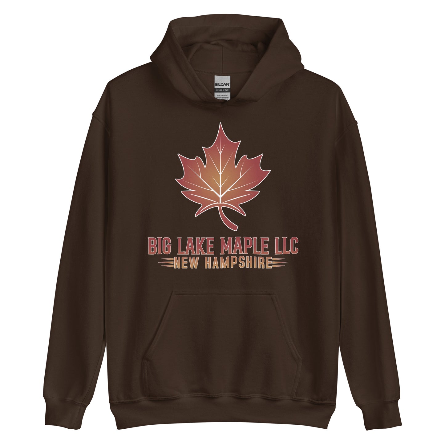 Unisex Hoodie- Red Maple