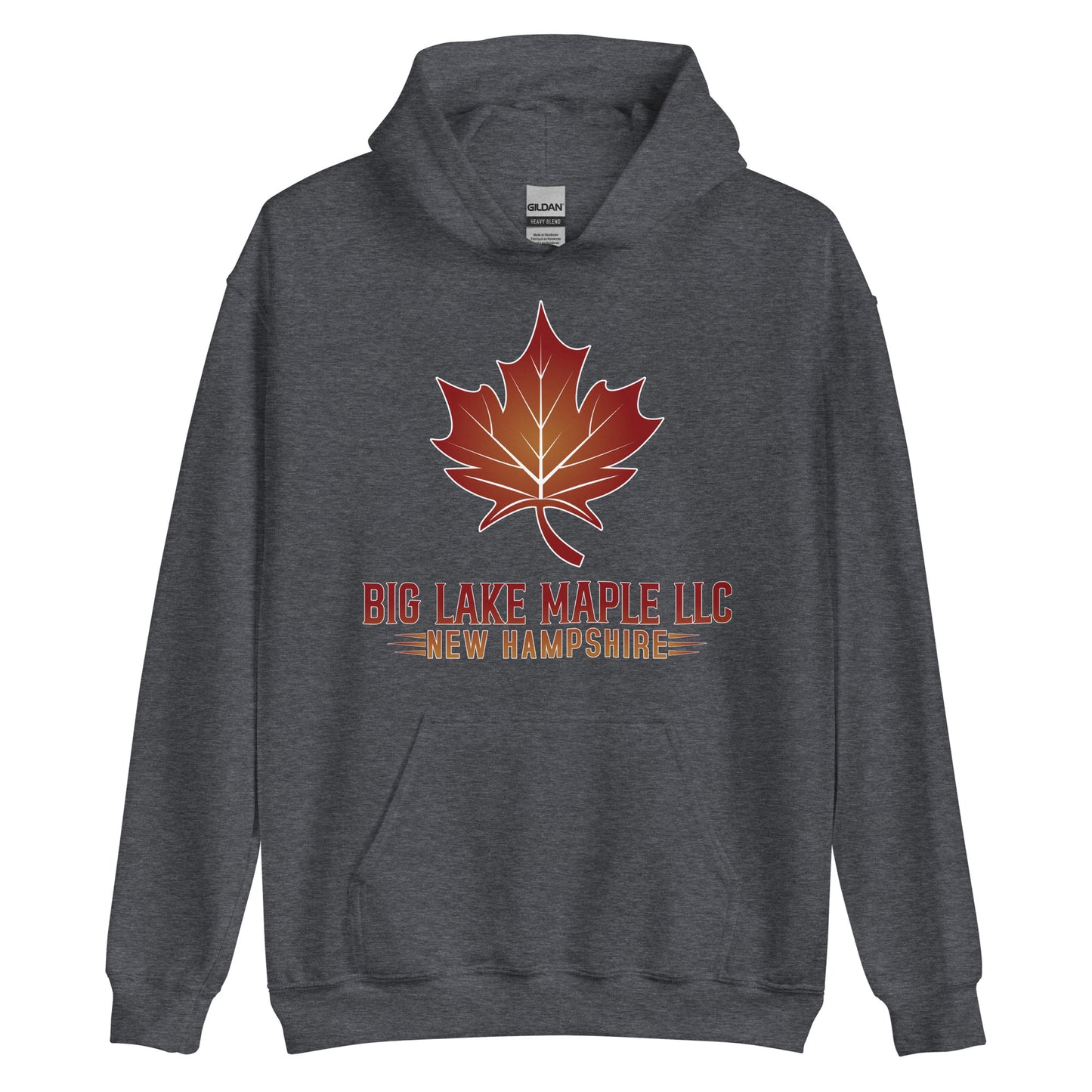 Unisex Hoodie- Red Maple