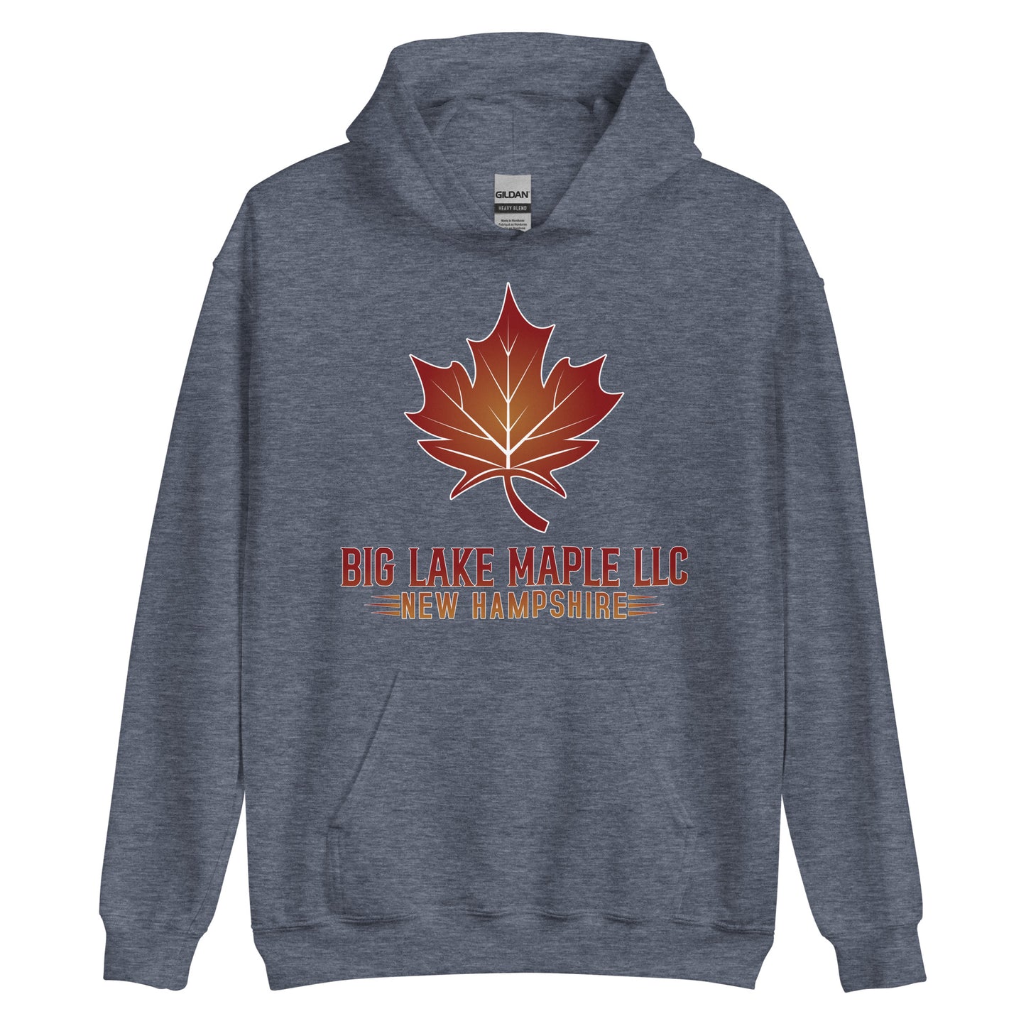 Unisex Hoodie- Red Maple