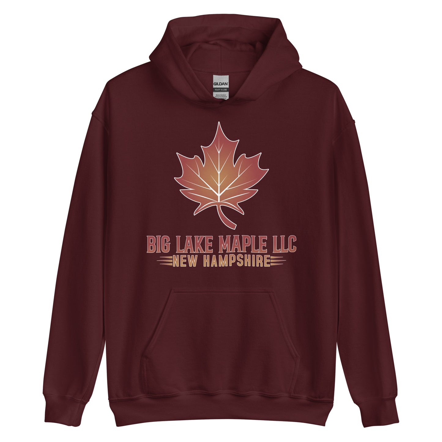 Unisex Hoodie- Red Maple
