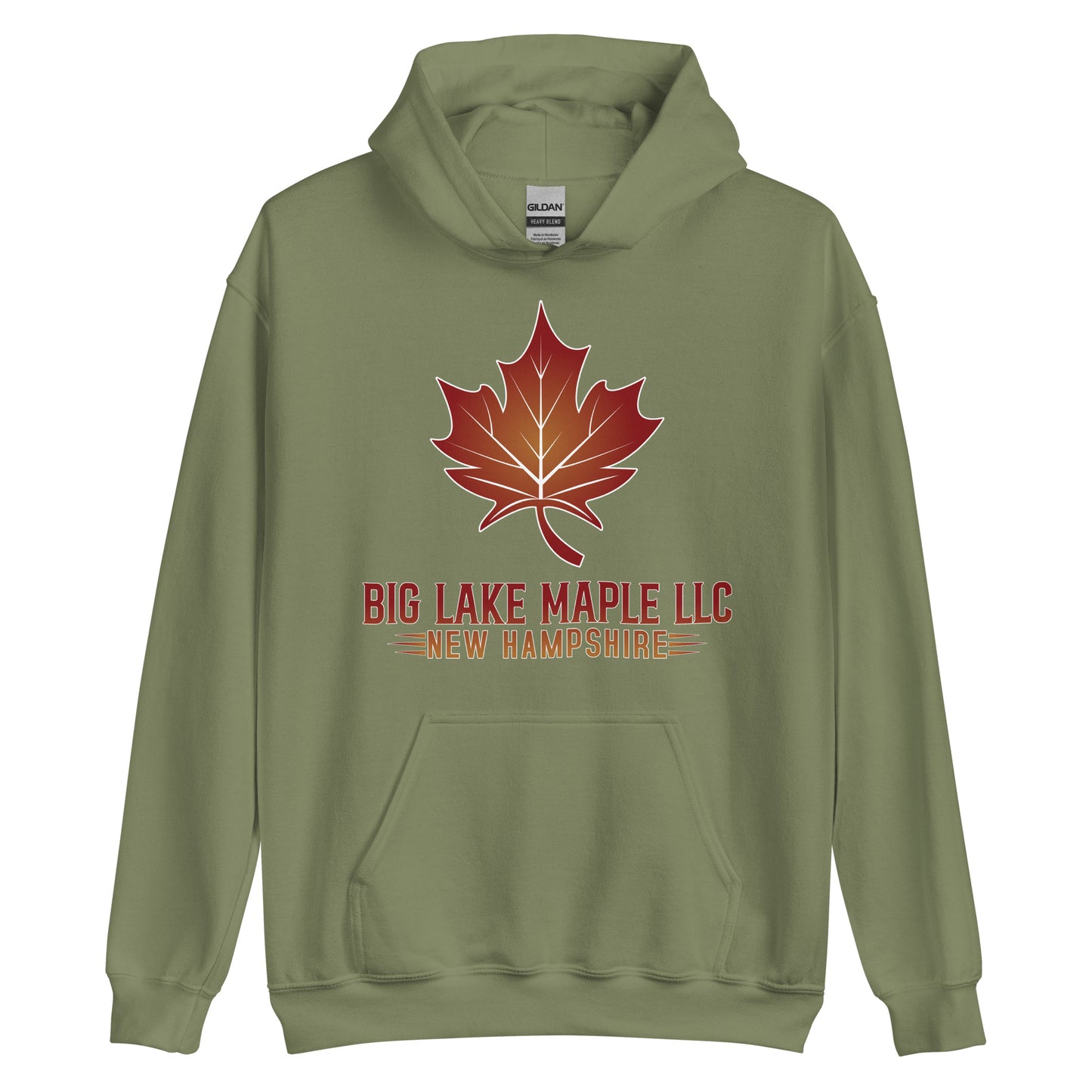 Unisex Hoodie- Red Maple
