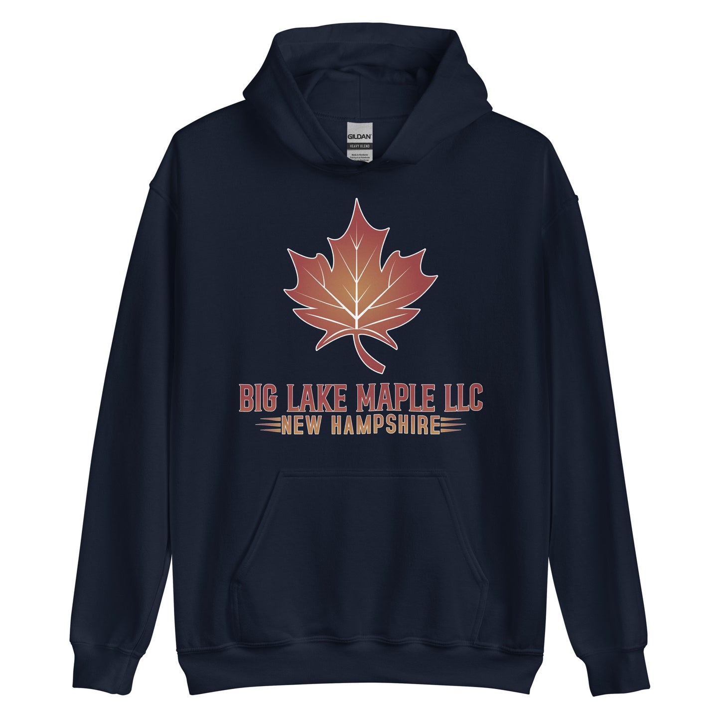 Unisex Hoodie- Red Maple