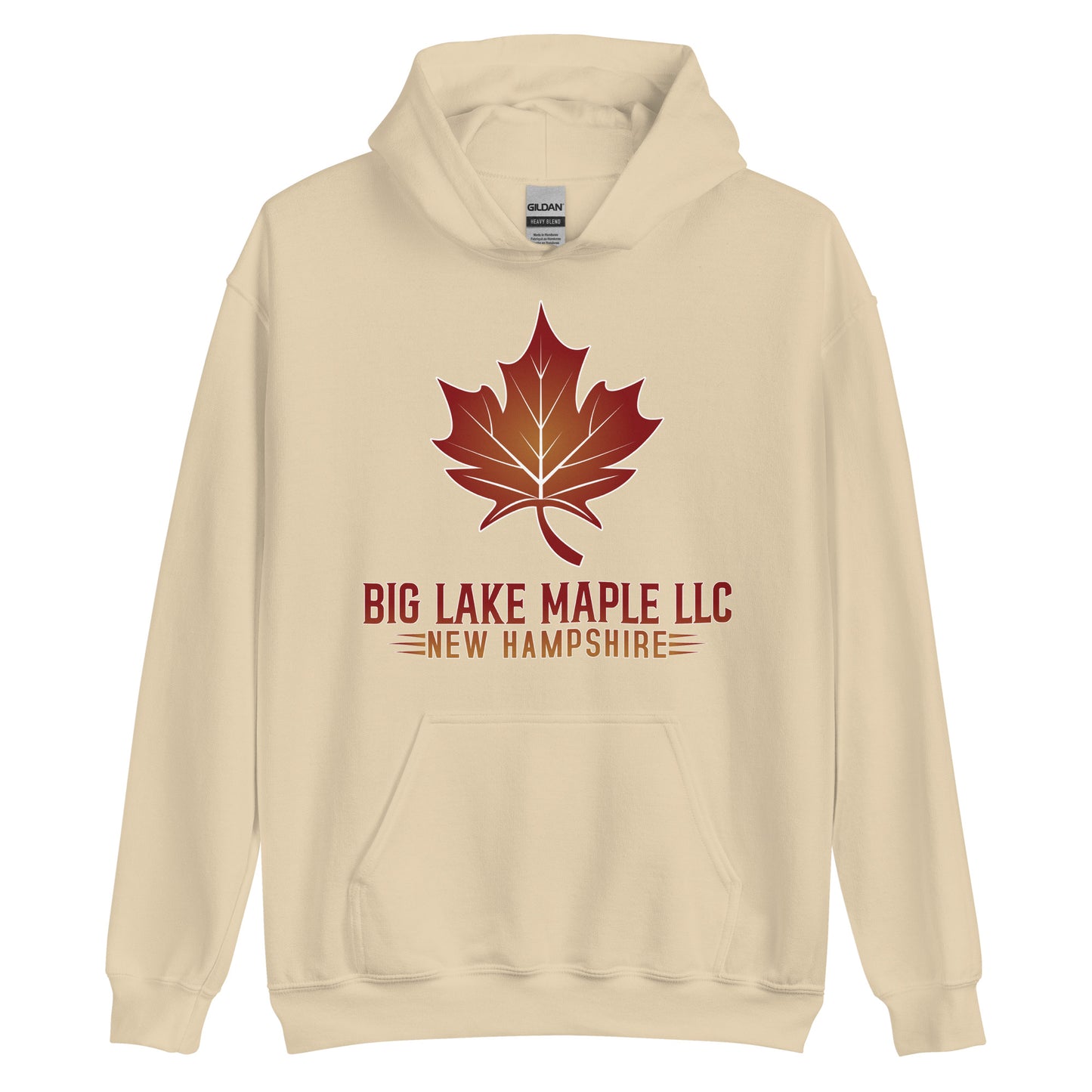 Unisex Hoodie- Red Maple