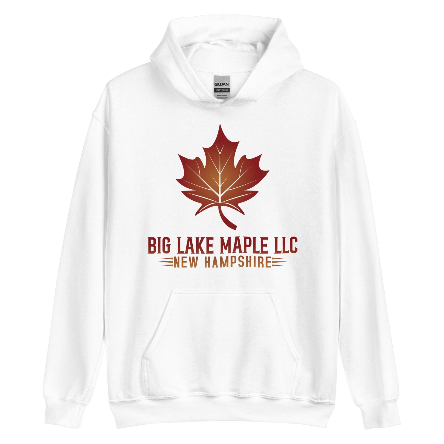 Unisex Hoodie- Red Maple