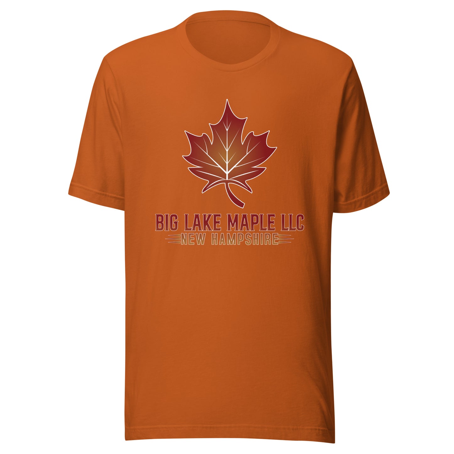 Unisex t-shirt- Red Maple