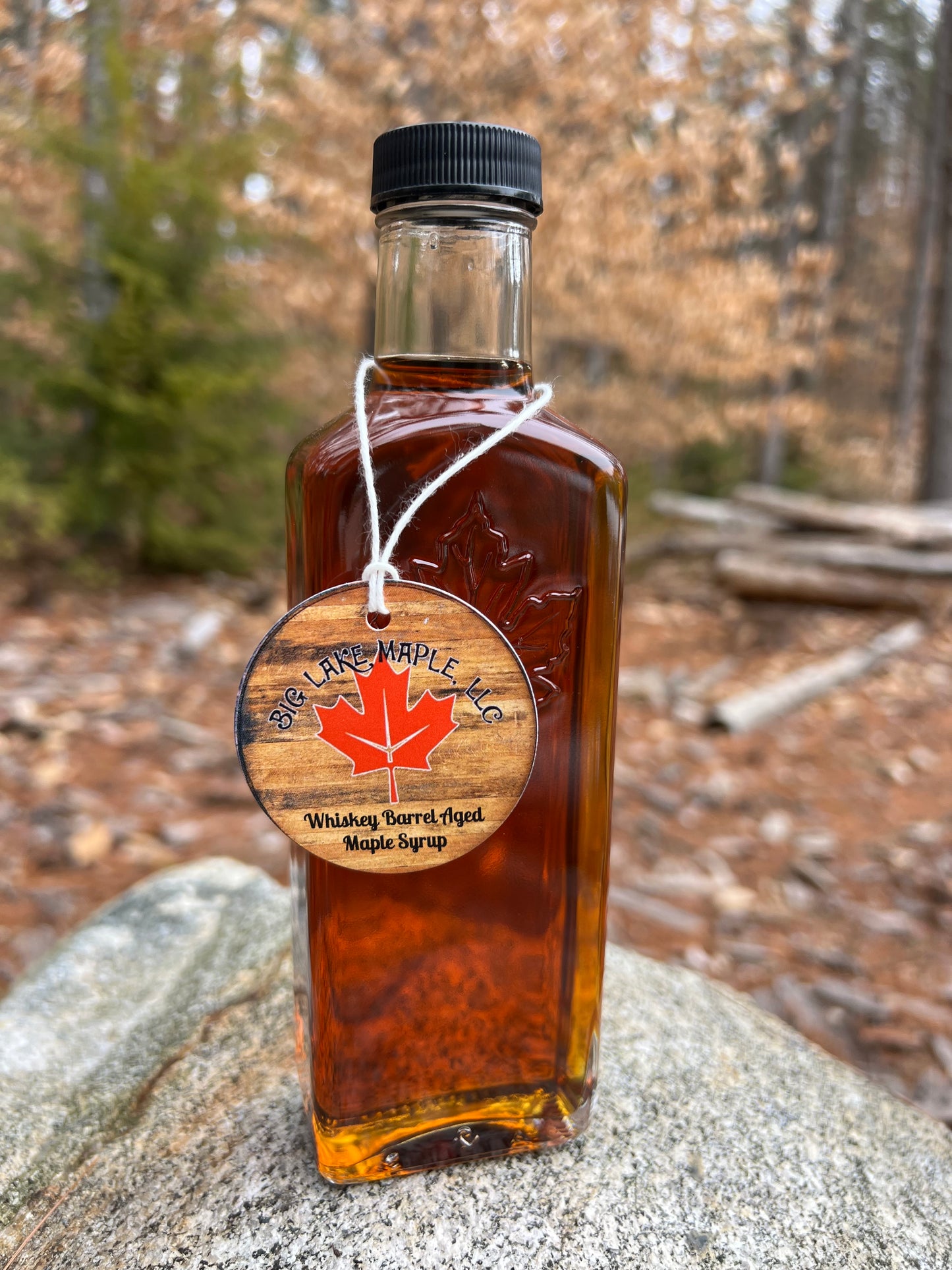 Bourbon Barrel Aged Maple Syrup 8.5oz