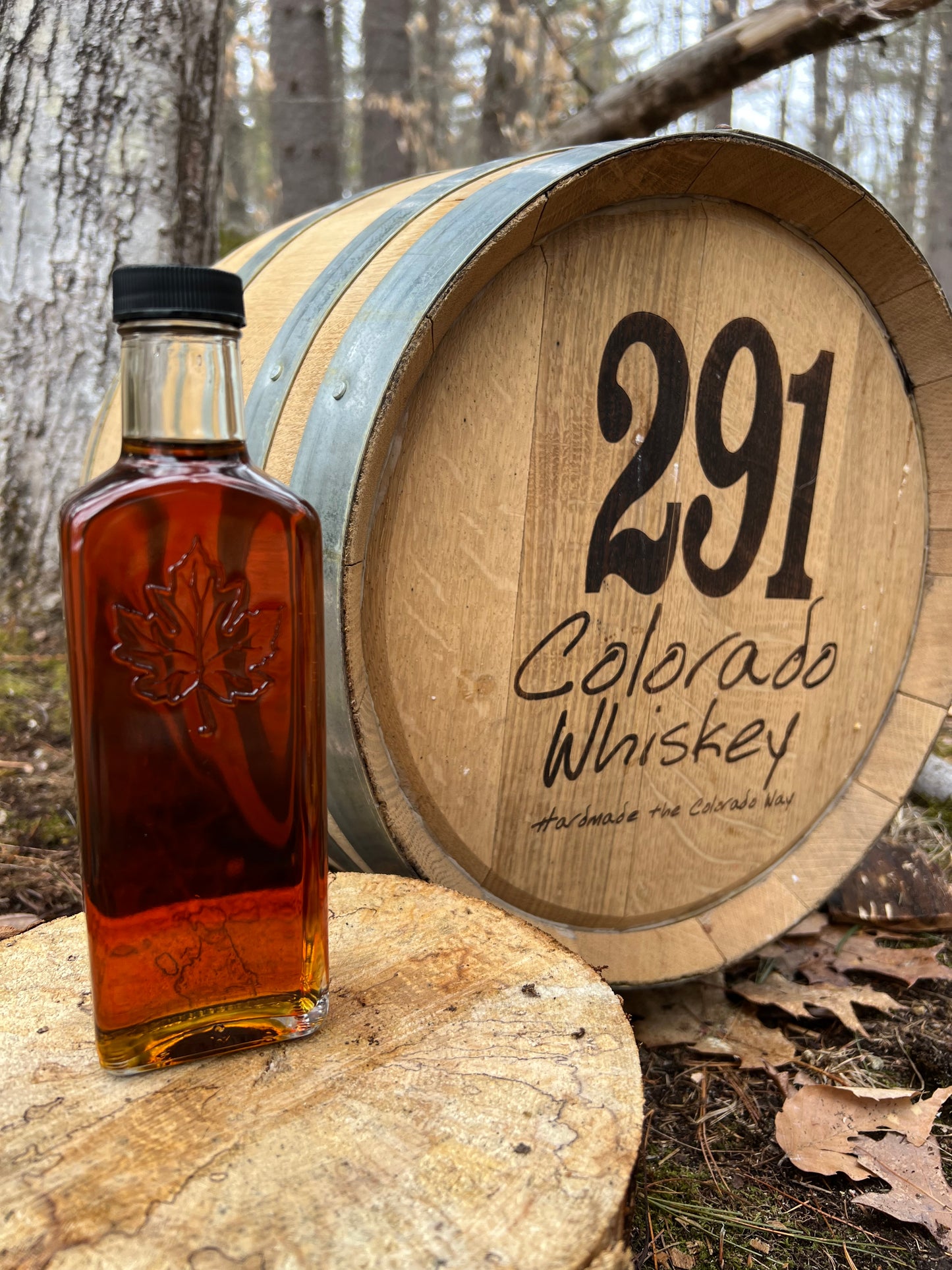 Bourbon Barrel Aged Maple Syrup 8.5oz