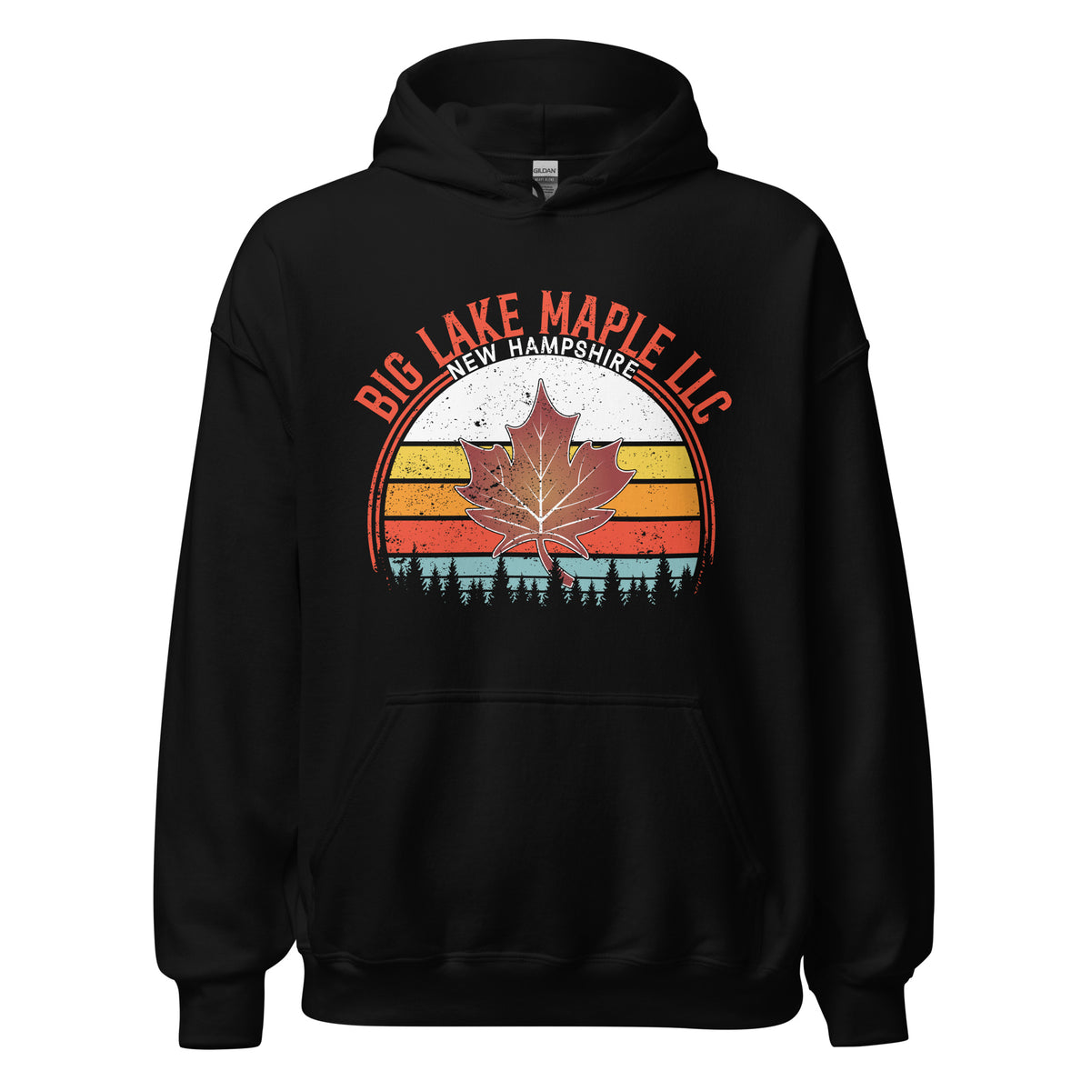 Unisex Hoodie- Rising Sun – Big Lake Maple LLC